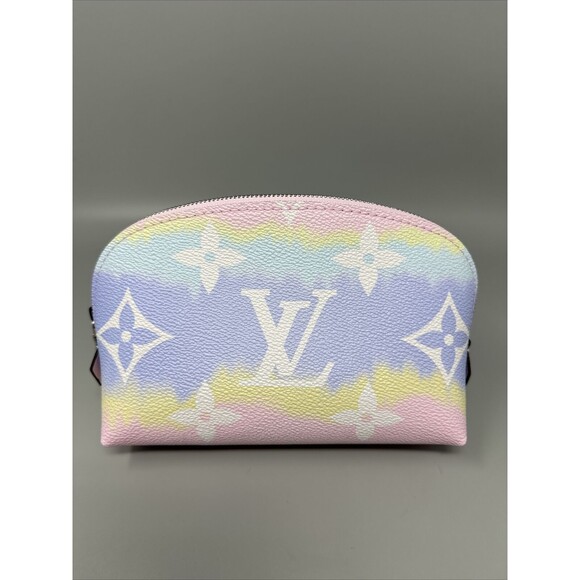 Louis Vuitton Pink Monogram Escale Tye Dye Cosmetic Pouch NEW - Picture 1 of 10